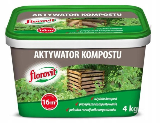 Organické, prírodné kompostovacie činidlo Inco Group granulát 4 kg 4 l